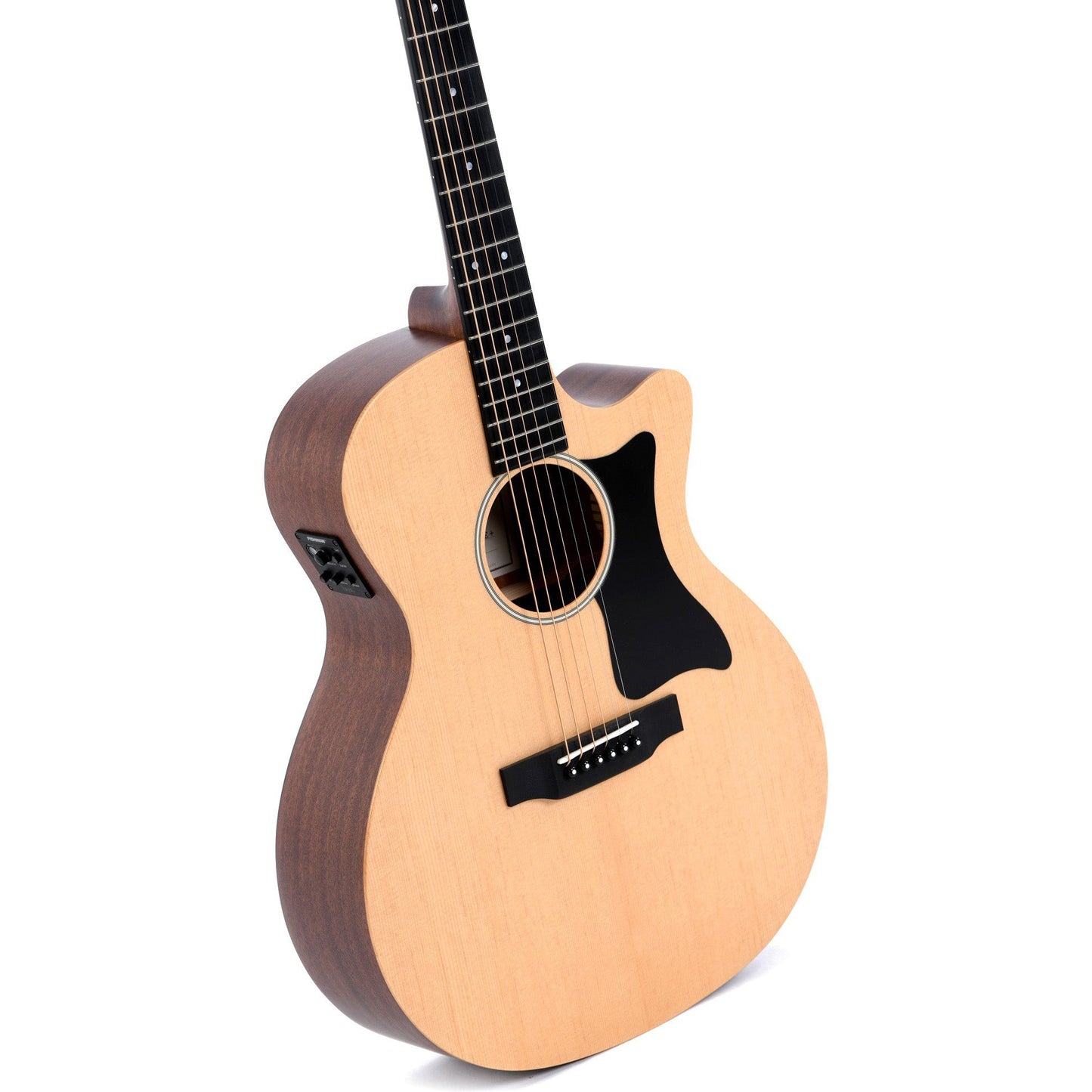 Sigma GMC-STE Grand OM Acoustic Guitar Cutaway Solid Spruce Top - Mahogany Back and Sides - Satin