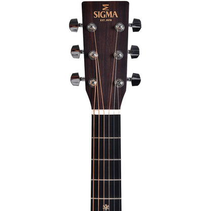 Sigma DT-1 Dreadnought Acoustic Guitar Solid Spruce Top - Tilia Back and Sides - Gloss