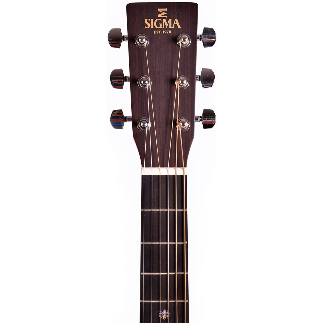 Sigma OMTC-1E-SB OM Acoustic Guitar Solid Spruce Top Cutaway - Tilia Back and Sides - Gloss Sunburst