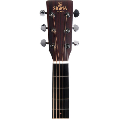 Sigma DMC-15E Dreadnought Acoustic Guitar Solid Mahogany Top - Aged -Satin