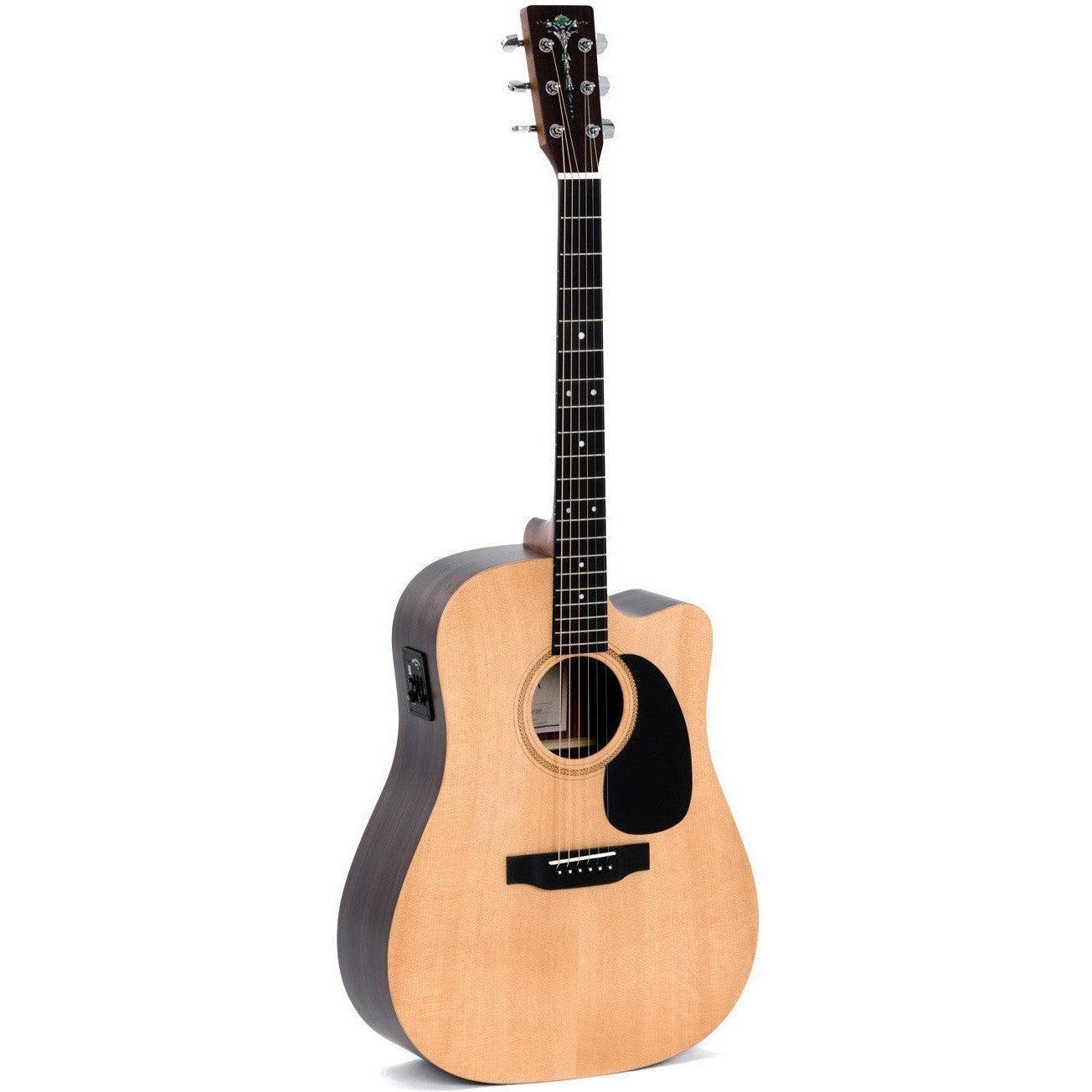 Sigma DTCE Dreadnought Acoustic Guitar Cutaway Solid Spruce Top - Tilia Back and Sides - Satin