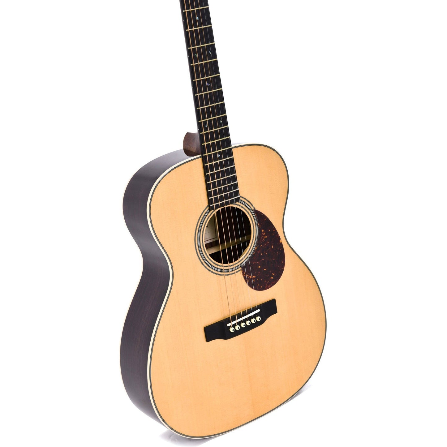 Sigma SOMR-28 OM Acoustic Guitar All Solid Spruce Top and Rosewood Back and Sides - Gloss