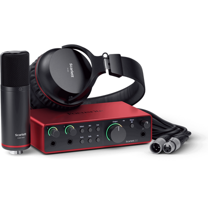 Focusrite Scarlett 2i2 Studio 4th Gen Complete Recording Package