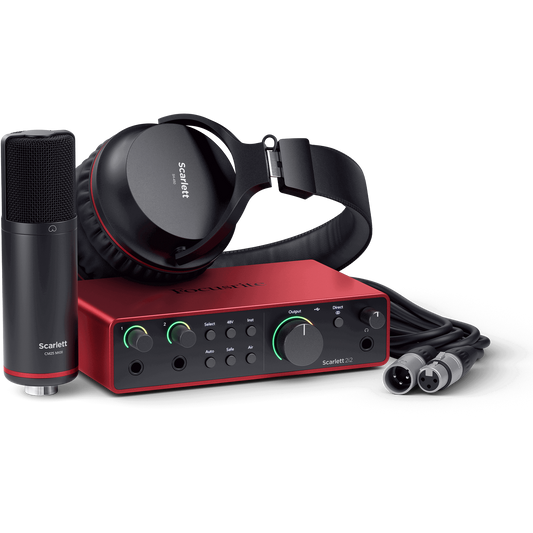 Focusrite Scarlett 2i2 Studio 4th Gen Complete Recording Package