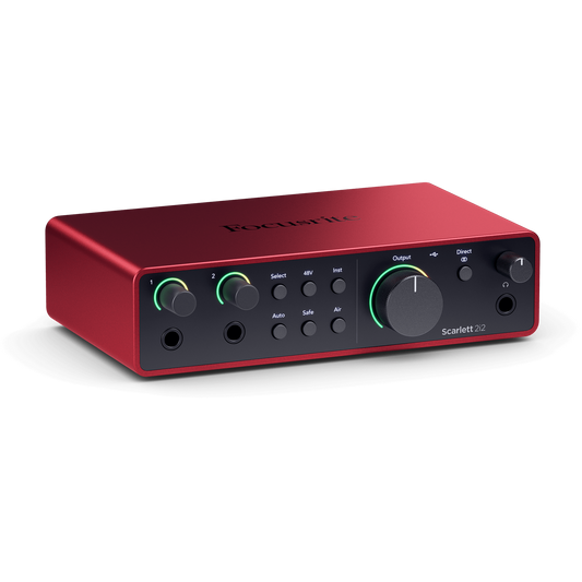 Focusrite Scarlett 2i2 4th Gen USB Audio Interface