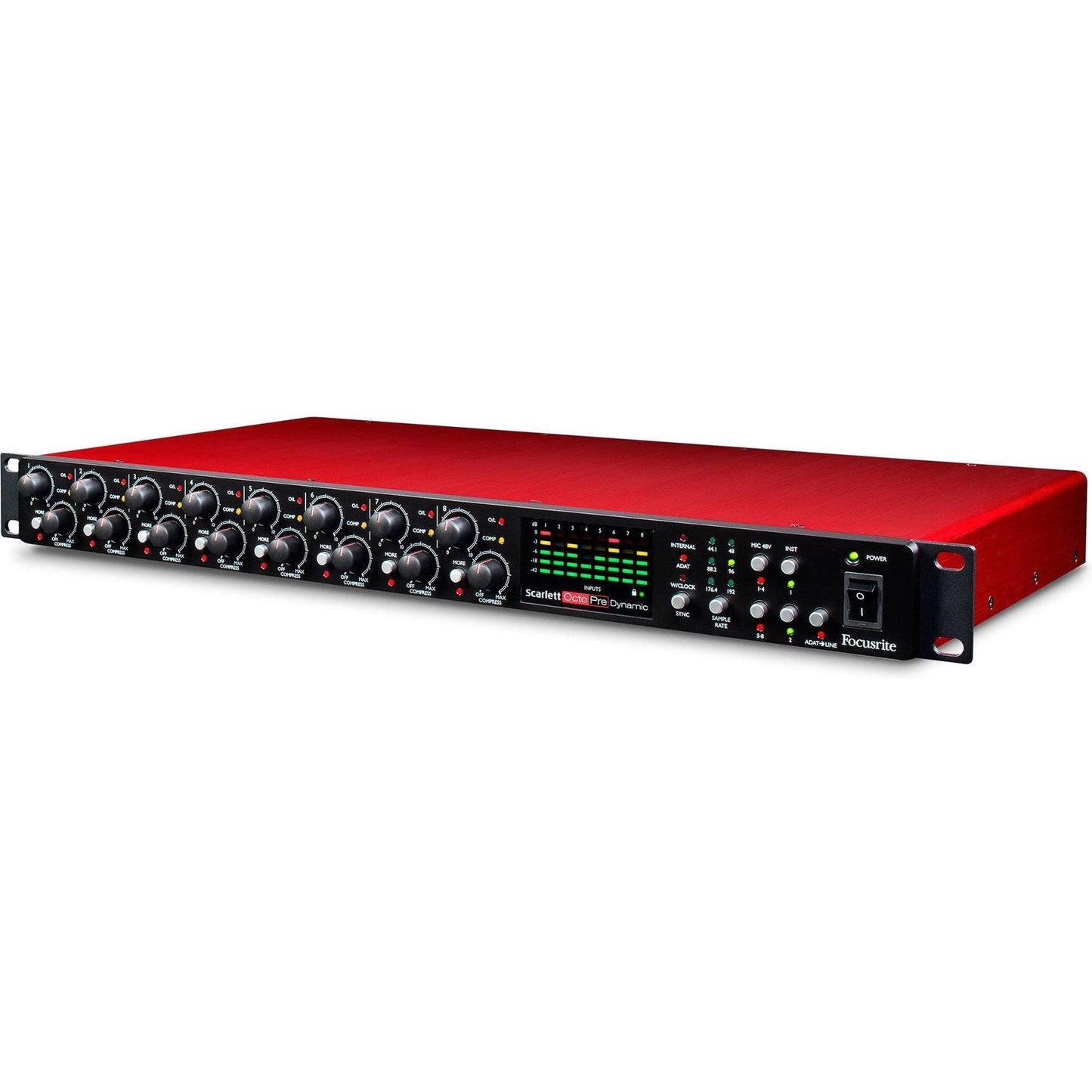 Focusrite Scarlett OctoPre Dynamic 8-Channel Mic Preamp With AD/DA Conversion