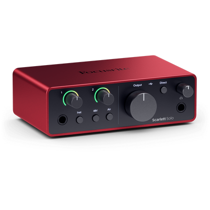 Focusrite Scarlett Solo 4th Gen USB Audio Interface