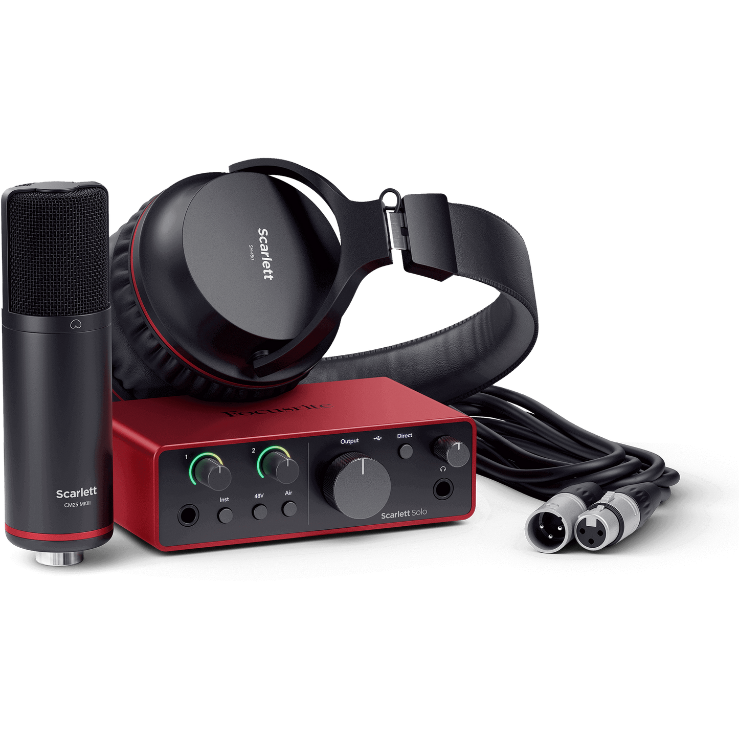 Focusrite Scarlett Solo Studio 4th Gen Complete Recording Package