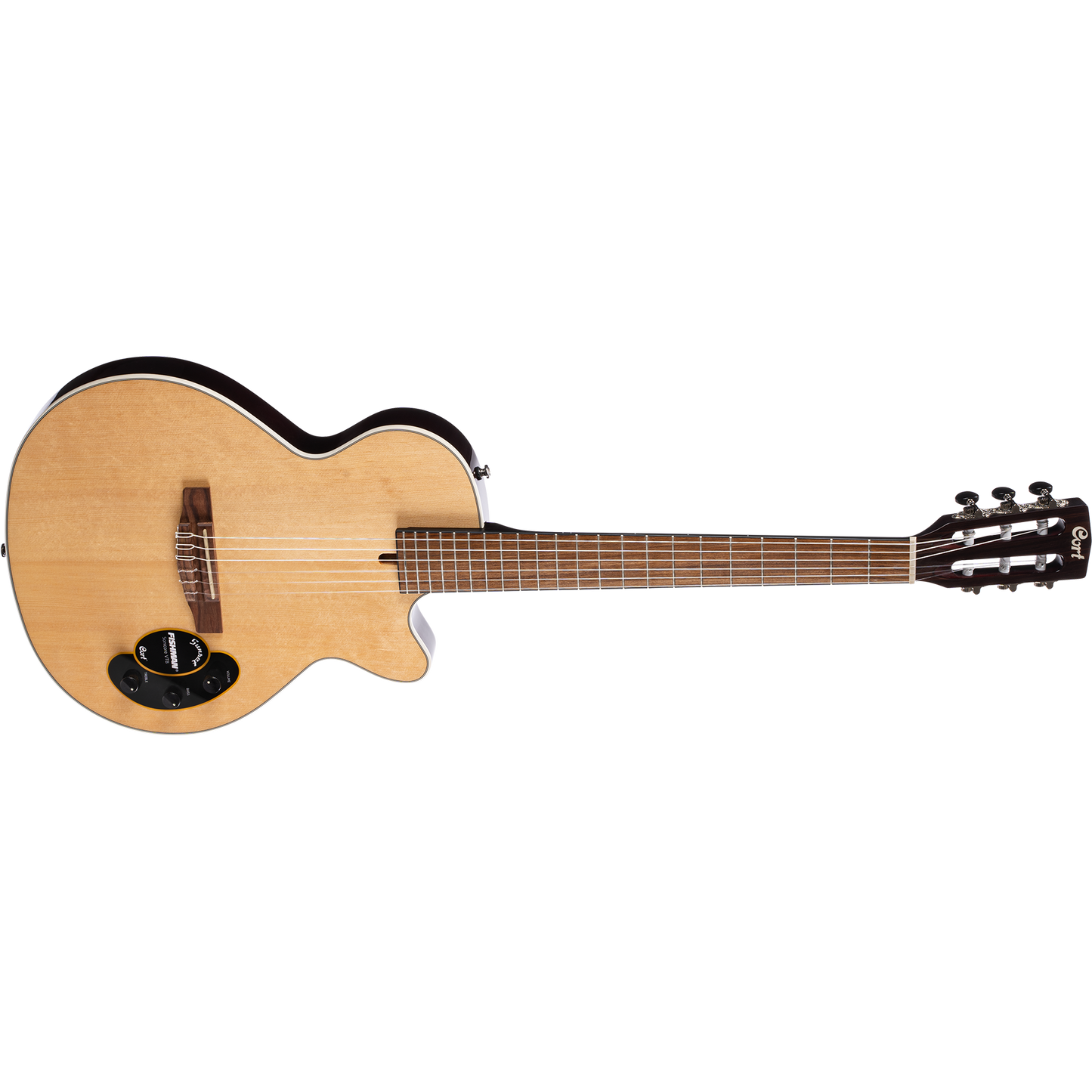 Cort Sunset Nylectric Gloss Natural Chambered Electro-Classical Guitar