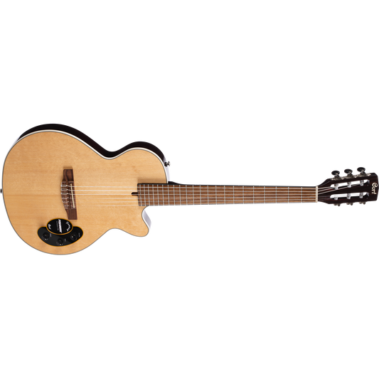 Cort Sunset Nylectric Gloss Natural Chambered Electro-Classical Guitar