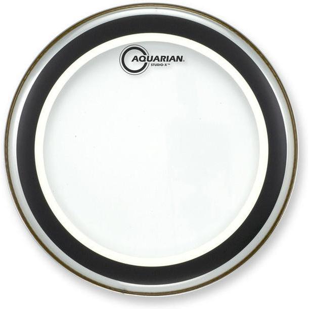 Aquarian Studio-X – Batter Drumhead – Clear (Multipack) – 12″, 13″, 16″ (SX-B)