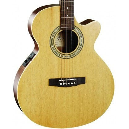 Cort SFX-ME Open Pore Natural Small Body Cutaway Acoustic Guitar (Left Handed)