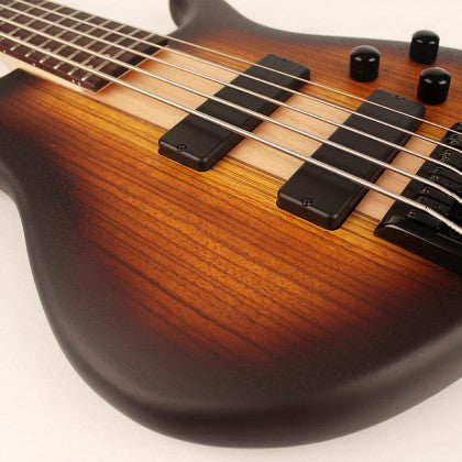 Cort C5 Plus ZBMH OTAB Open Pore Tobacco Burst 5 String Bass