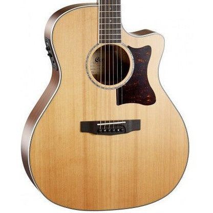Cort GA5F-BW Grand Auditorium Cutaway Acoustic-Electric Guitar – Natural Satin
