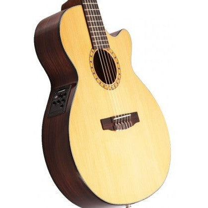 Cort CEC7 Natural Glossy Classical Cutaway Acoustic Guitar