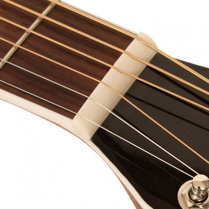 Cort GA5F-BW Grand Auditorium Cutaway Acoustic-Electric Guitar – Natural Satin