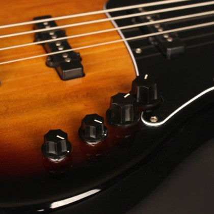 Cort GB34JJ 4-String Bass Guitar – Black Gloss