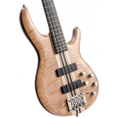 Cort A6 Plus FMMH 6-String Bass Guitar – Open-Pore Natural