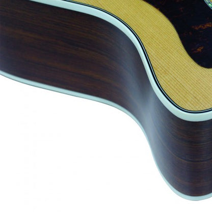 Cort GA5F-BW Grand Auditorium Cutaway Acoustic-Electric Guitar – Natural Satin