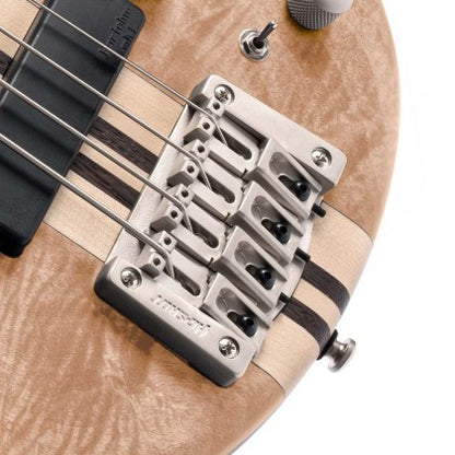 Cort A6 Plus FMMH 6-String Bass Guitar – Open-Pore Natural