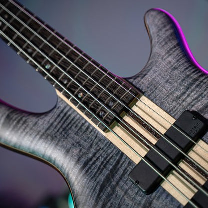 Cort A4 Plus FMMH 4-String Bass Guitar – Open-Pore Natural