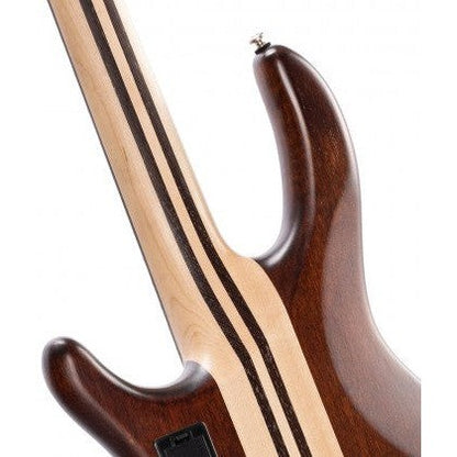 Cort A4 Plus FMMH 4-String Bass Guitar – Open-Pore Black Cherry