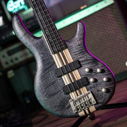 Cort A4 Plus FMMH 4-String Bass Guitar – Open-Pore Natural