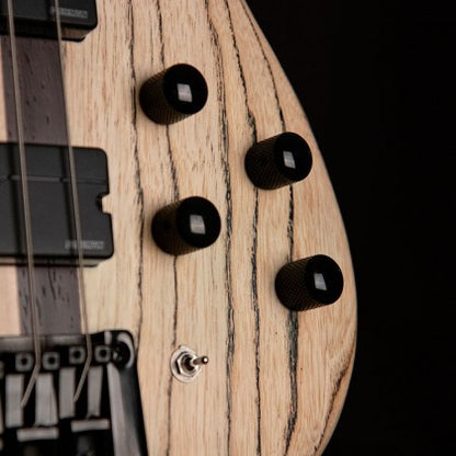 Cort A4 Ultra Ash 4-String Bass Guitar – Etched Natural Black