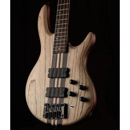 Cort A4 Ultra Ash 4-String Bass Guitar – Etched Natural Black
