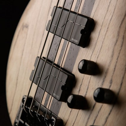 Cort A4 Ultra Ash 4-String Bass Guitar – Etched Natural Black