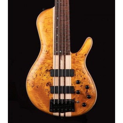 Cort A5 Plus SC 5-String Bass Guitar – Open-Pore Amber