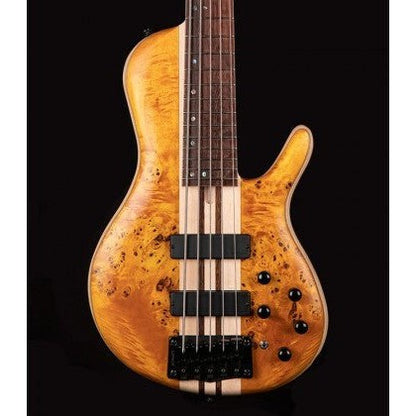 Cort A5 Plus SC 5-String Bass Guitar – Open-Pore Amber