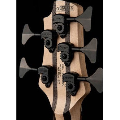 Cort A5 Plus SC 5-String Bass Guitar – Open-Pore Amber