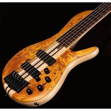 Cort A5 Plus SC 5-String Bass Guitar – Open-Pore Amber