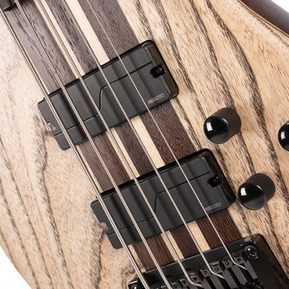 Cort A5 Ultra Ash 5-String Bass Guitar – Etched Natural Black