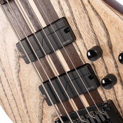 Cort A5 Ultra Ash 5-String Bass Guitar – Etched Natural Black