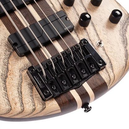 Cort A5 Ultra Ash 5-String Bass Guitar – Etched Natural Black
