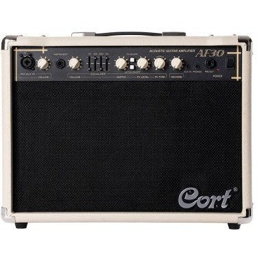 Cort AF30 30W Acoustic Guitar Amplifier Ivory