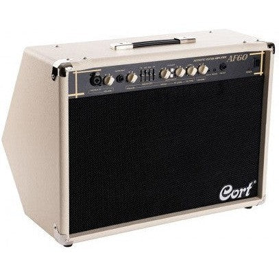 Cort AF60 60W Acoustic Guitar Amplifier Ivory