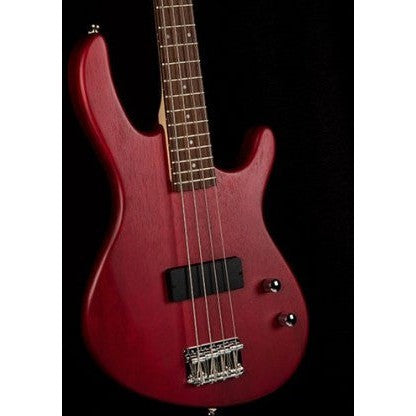 Cort Action Junior OPBC Open Pore Black Cherry 30" Short Scale 4 String Bass