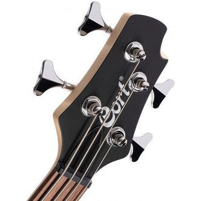 Cort Action Bass Plus Transparent Red 4 String Bass