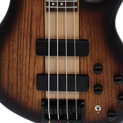 Cort C4 Plus ZBMH OTAB Open Pore Tobacco Burst 4 String Bass