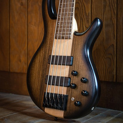 Cort C5 Plus OVMH ABB Antique Brown Burst 5 String Bass