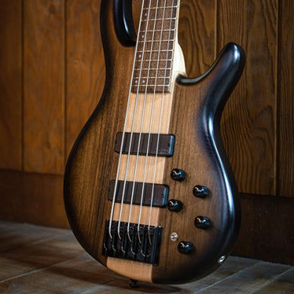 Cort C5 Plus OVMH ABB Antique Brown Burst 5 String Bass