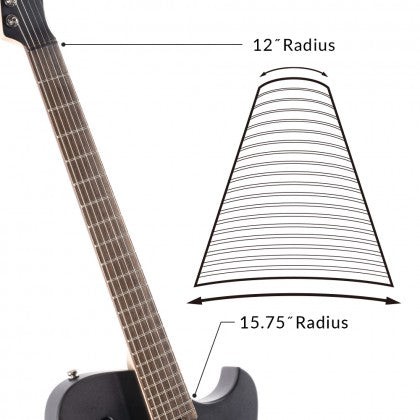 Cort MBM-2 P90 Matthew Bellamy Signature Electric Guitar – Black Satin