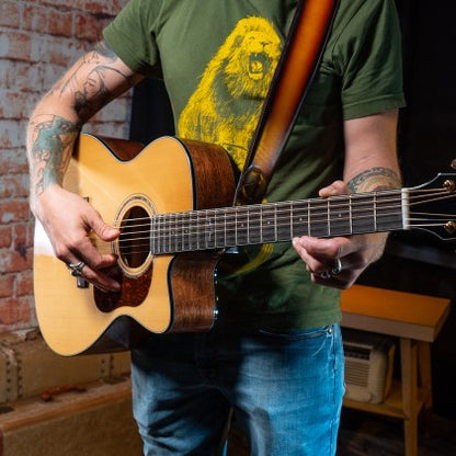Cort Gold OC6 OM Cutaway Acoustic-Electric Guitar – Natural Satin