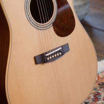 Cort Earth100 Dreadnought Acoustic Guitar – Natural Satin