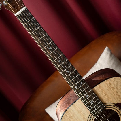 Cort Earth Pack Dreadnought Acoustic Guitar Pack – Open-Pore Natural