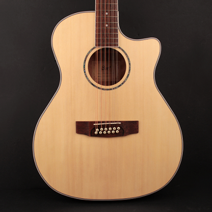 Cort GA-MEDX-12 Grand Auditorium Cutaway 12-String Acoustic-Electric Guitar