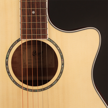 Cort GA-MEDX Grand Auditorium Cutaway Acoustic-Electric Guitar